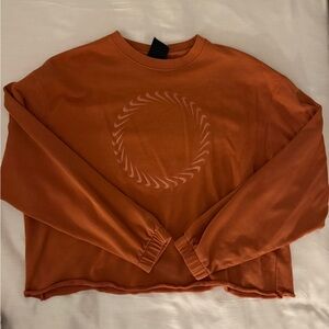 Nike Orange Crewneck Top